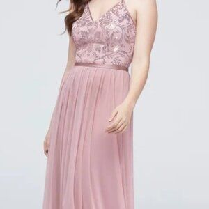 Davids Bridal Bridesmaid Dress Sz 8 NWT